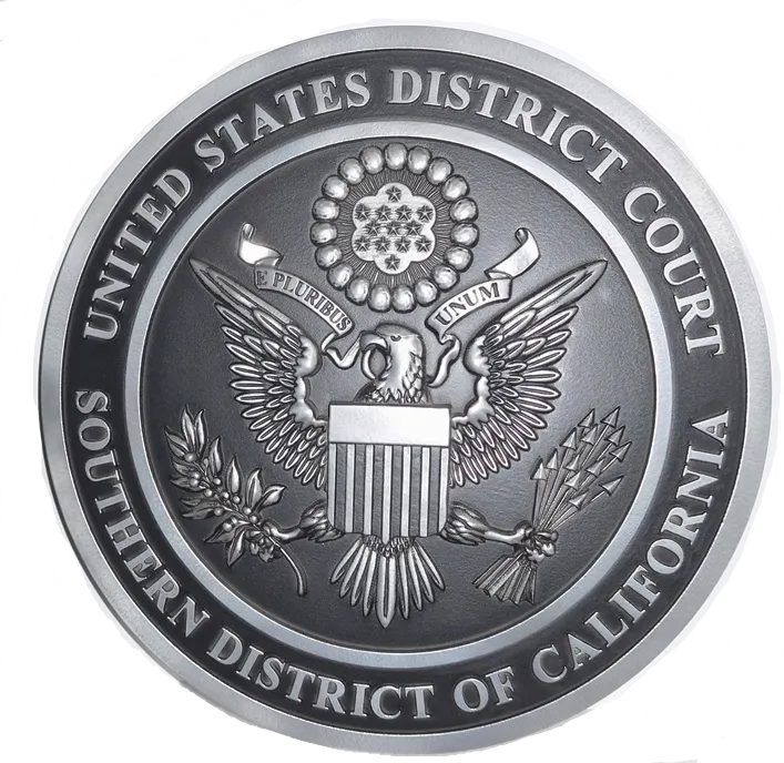 The united states district court southern district of california seal