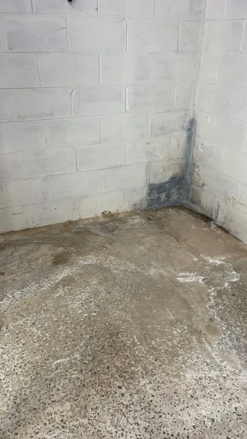 This basement property located in Altadena Forest subdivision of Gardendale, AL 35071 was experiencing water in the block walls and ground.
