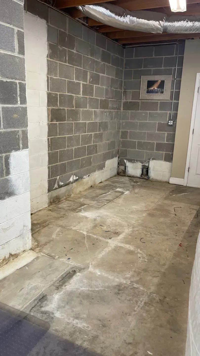 Basement waterproofing in the Altadena Forest subdivision of Gardendale, AL 35071 