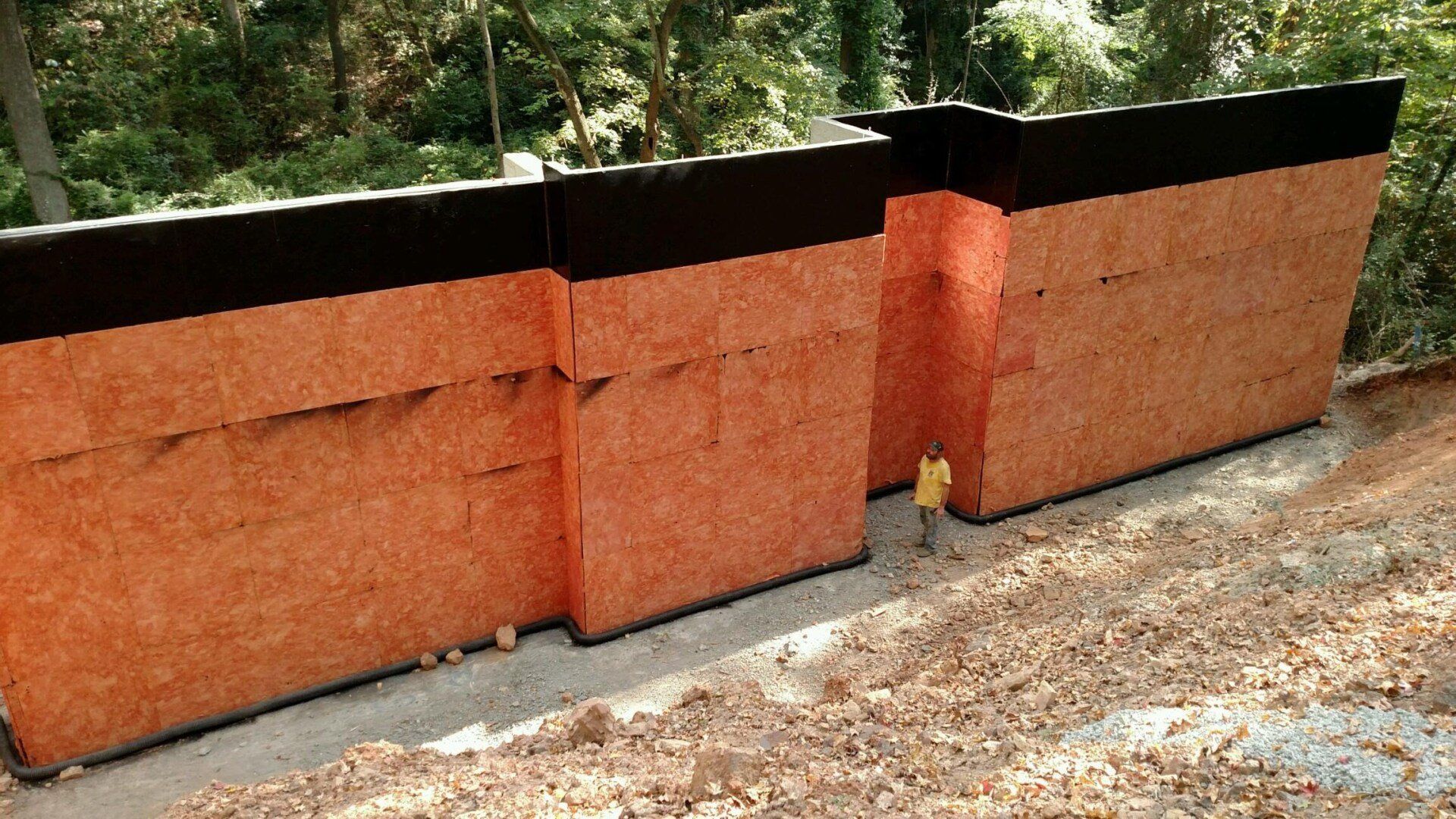 Commercial waterproofing walls in Birmingham Alabama