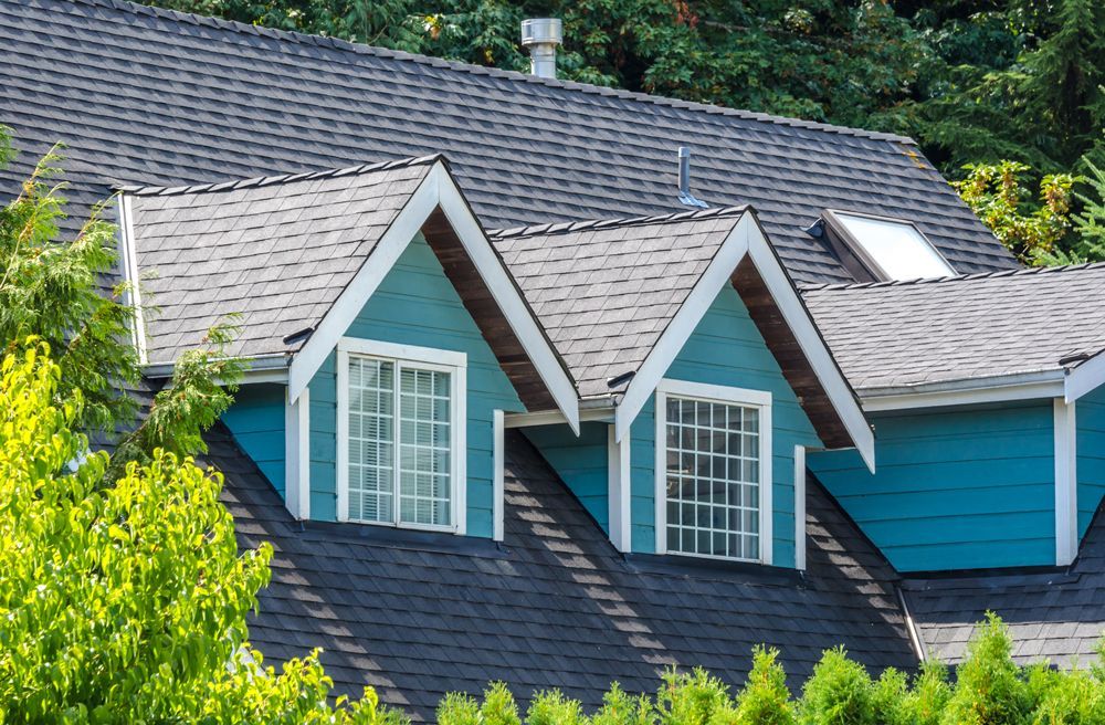 Residential Roof Made of Shingles