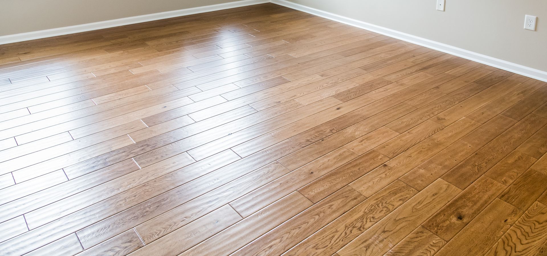 Newly Installed Wooden Flooring
