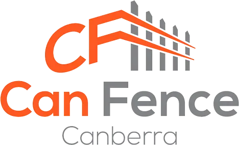 A logo for a company called can fence in canberra.
