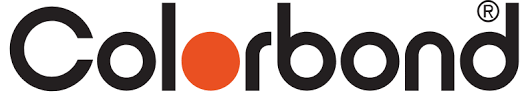 A close up of the colorbond logo on a white background.