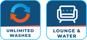 Two blue square icons: one with arrows for 