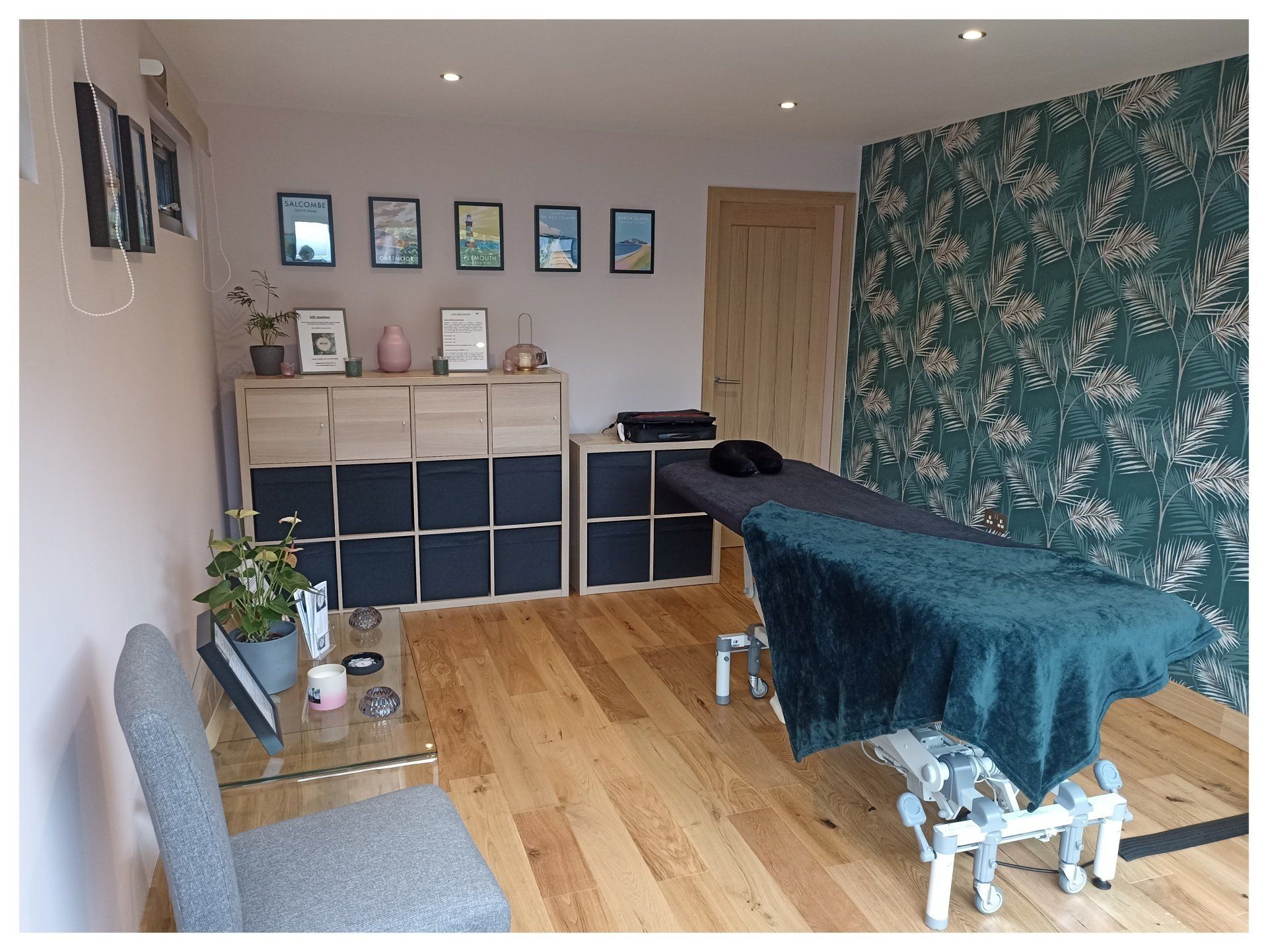 The massage studio in Yelverton, Devon.