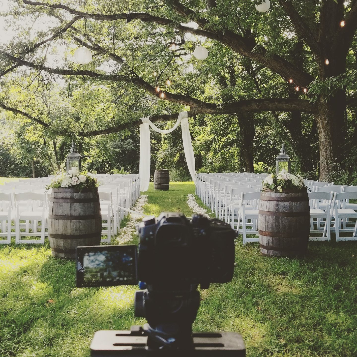 Professional Camera used by Ever After Studio at a Wedding