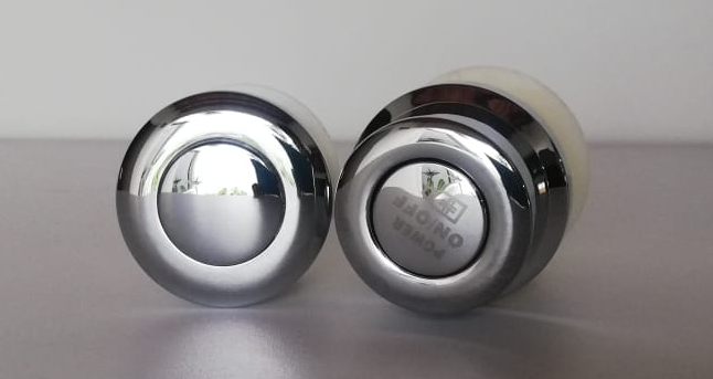 Accesorios para jacuzzi - Botón y regulador de aire cromado