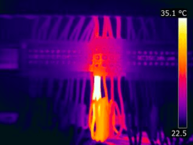tableau électrique infrarouge