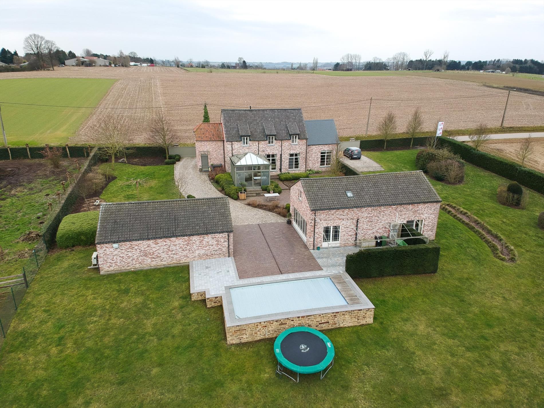 Verbouwing landelijke woning vernieuwbouw Scherpenheuvel - buiten 6 - Architectengroep Janssens