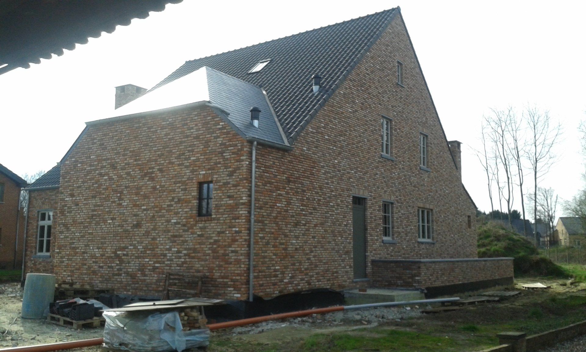 Nieuwbouw woning in landelijke stijl in Paal bij Beringen van architect Marjolein Janssens 6 - Architectengroep Janssens