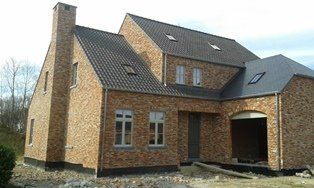 Nieuwbouw woning in landelijke stijl in Paal bij Beringen van architect Marjolein Janssens 8 - Architectengroep Janssens