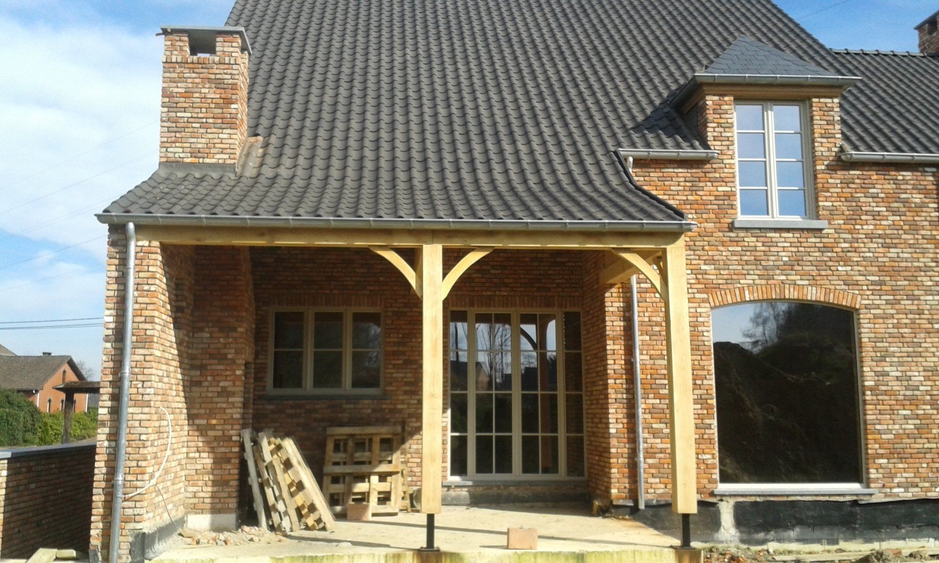 Nieuwbouw woning in landelijke stijl in Paal bij Beringen van architect Marjolein Janssens 5 - Architectengroep Janssens