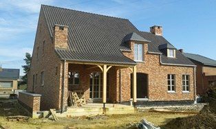 Nieuwbouw woning in landelijke stijl in Paal bij Beringen van architect Marjolein Janssens 3 - Architectengroep Janssens