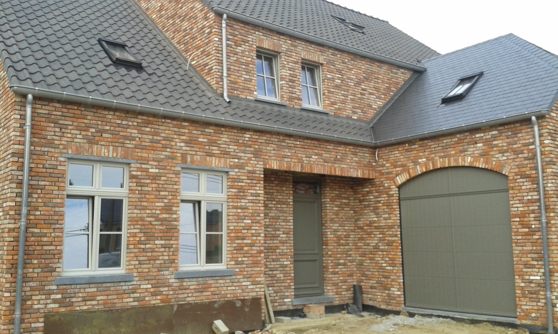 Nieuwbouw woning in landelijke stijl in Paal bij Beringen van architect Marjolein Janssens 4 - Architectengroep Janssens