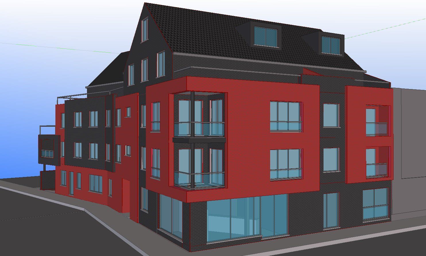 Architect voor opbrengsteigendom appartementen Lier - Architectengroep Janssens