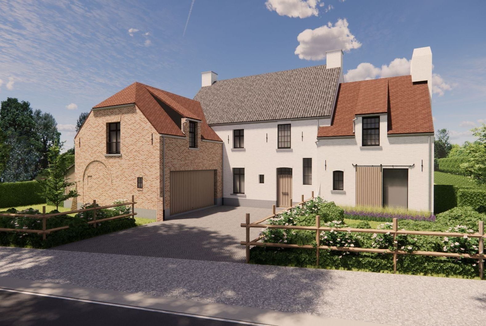 Architect nieuwbouw landelijke stijl - Architectengroep Janssens