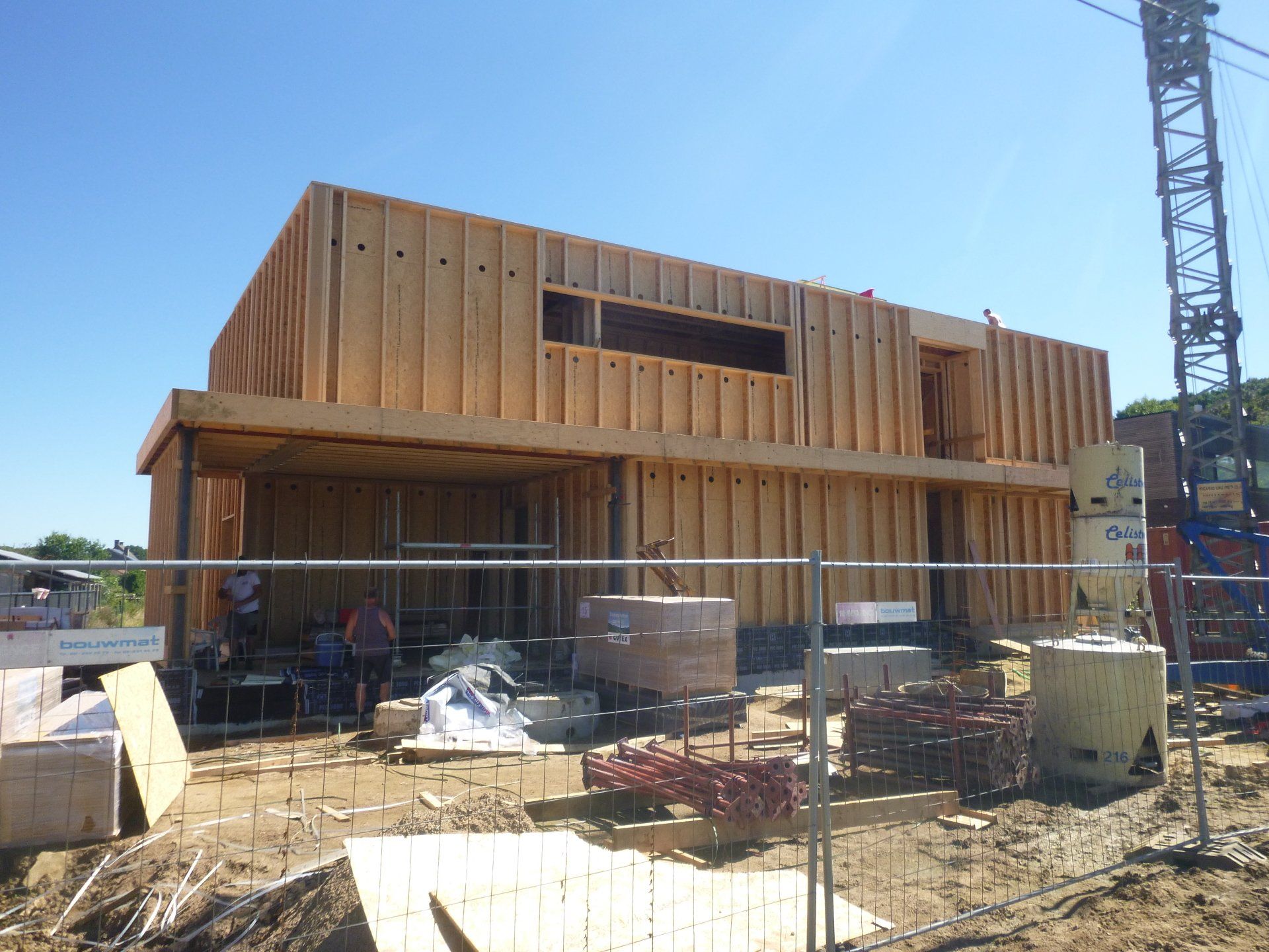 Energiezuinige houtskeletbouw  in Rillaar - uitvoering1 - Architectengroep Janssens