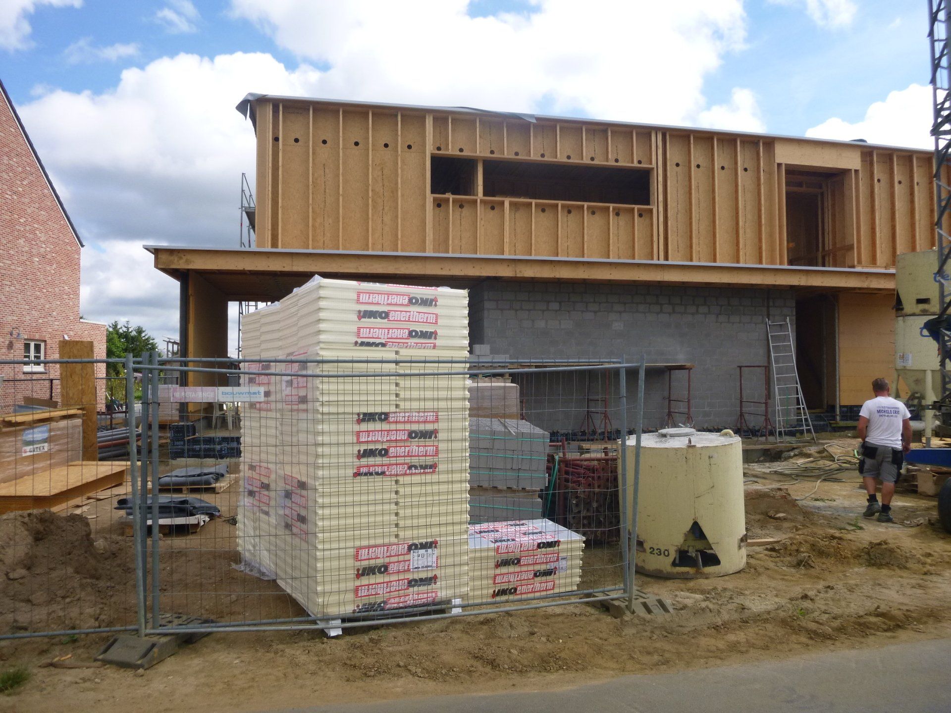 Energiezuinige houtskeletbouw  in Rillaar - uitvoering3 - Architectengroep Janssens