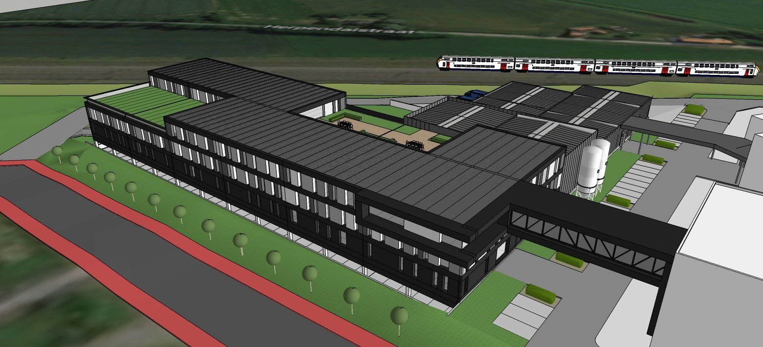 Architect industriebouw Leuven Haasrode - Architectengroep Janssens