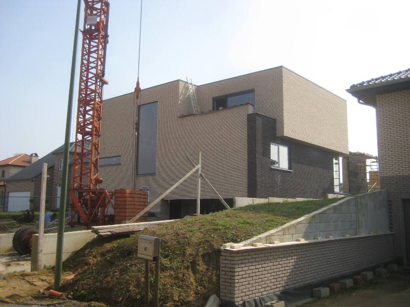 Moderne energiezuinige nieuwbouw in Assent Bekkevoort - werf 5- Architectengroep Janssens