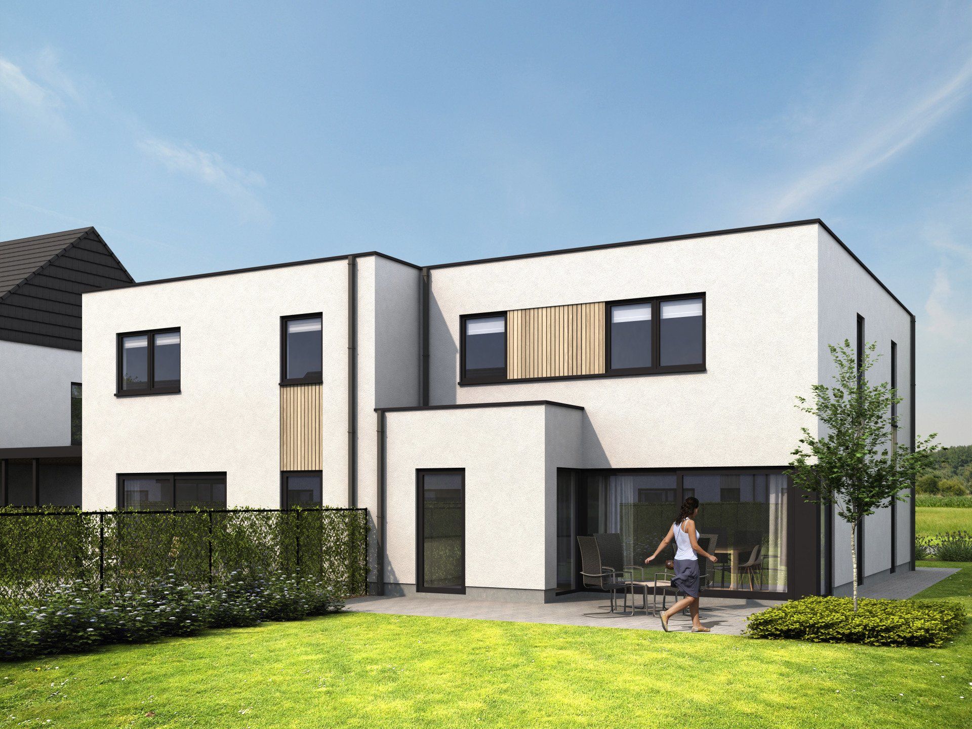 Meergezinswoningen verkaveling Wiekevorst - Projectbouw 11 - Architectengroep Janssens