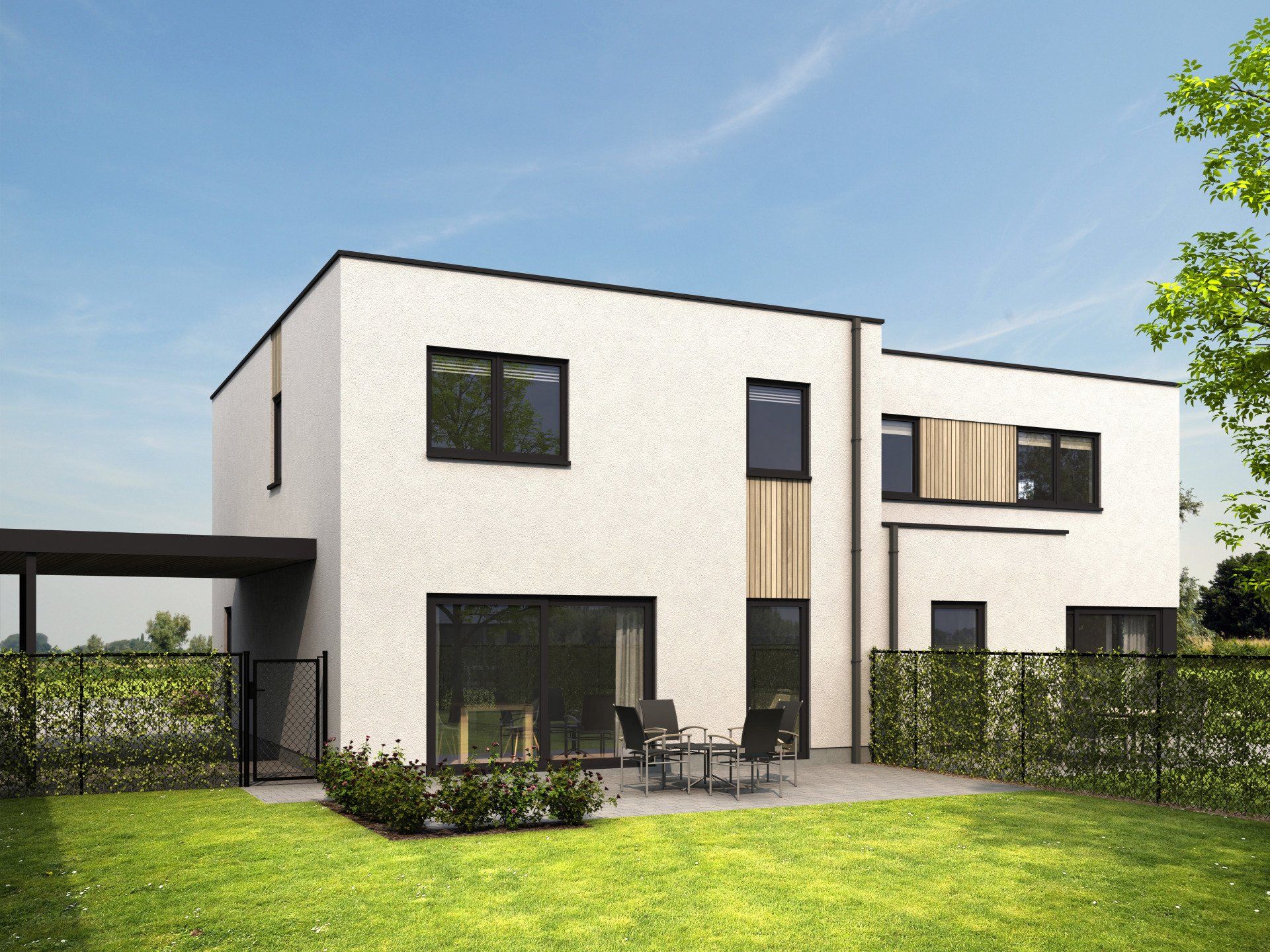 Meergezinswoningen verkaveling Wiekevorst - Projectbouw 7- Architectengroep Janssens