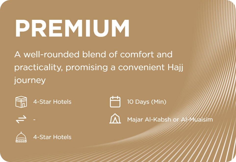 A well-rounded blend of comfort and practicality , promising a convenient hajj journey.