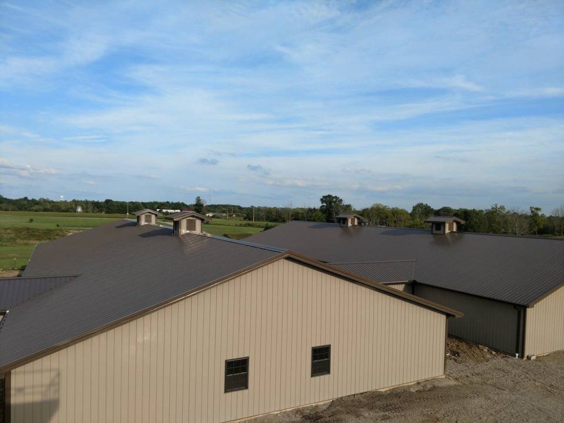 large livestock pole building