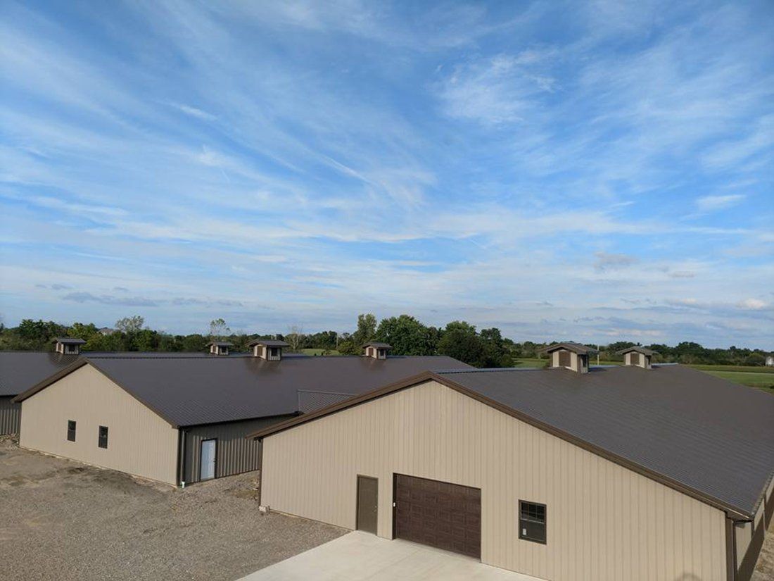 large livestock barns