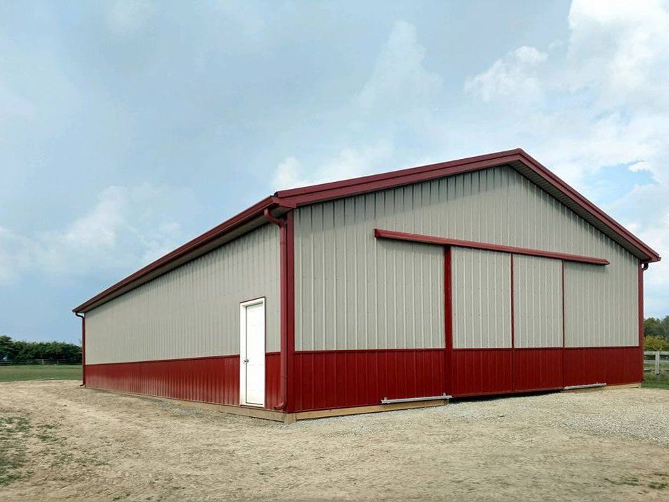 equipment storage building