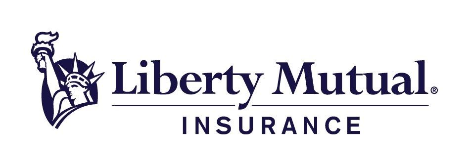 Liberty Mutual Insurance logo featuring the Statue of Liberty and company name.