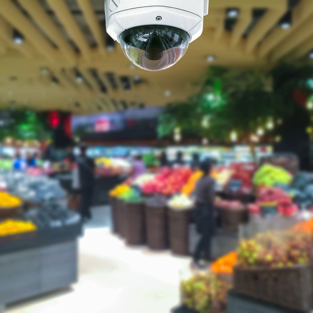 CCTV on A Supermarket — Jacksonville, FL — Sunbelt Gated Access Systems of Florida LLC