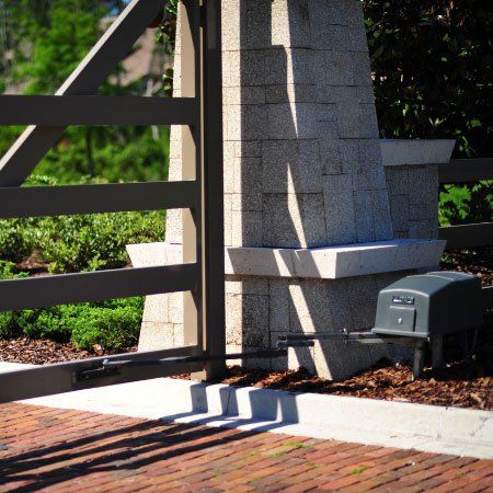 Swing Gate Operator on The Curb — Jacksonville, FL — Sunbelt Gated Access Systems of Florida LLC