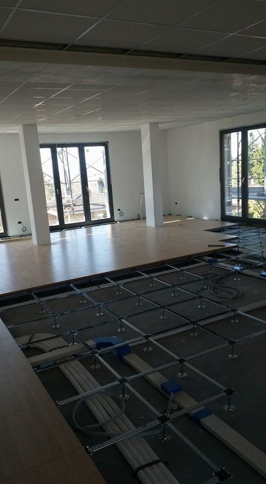 riscaldamento in corso di lavorazione