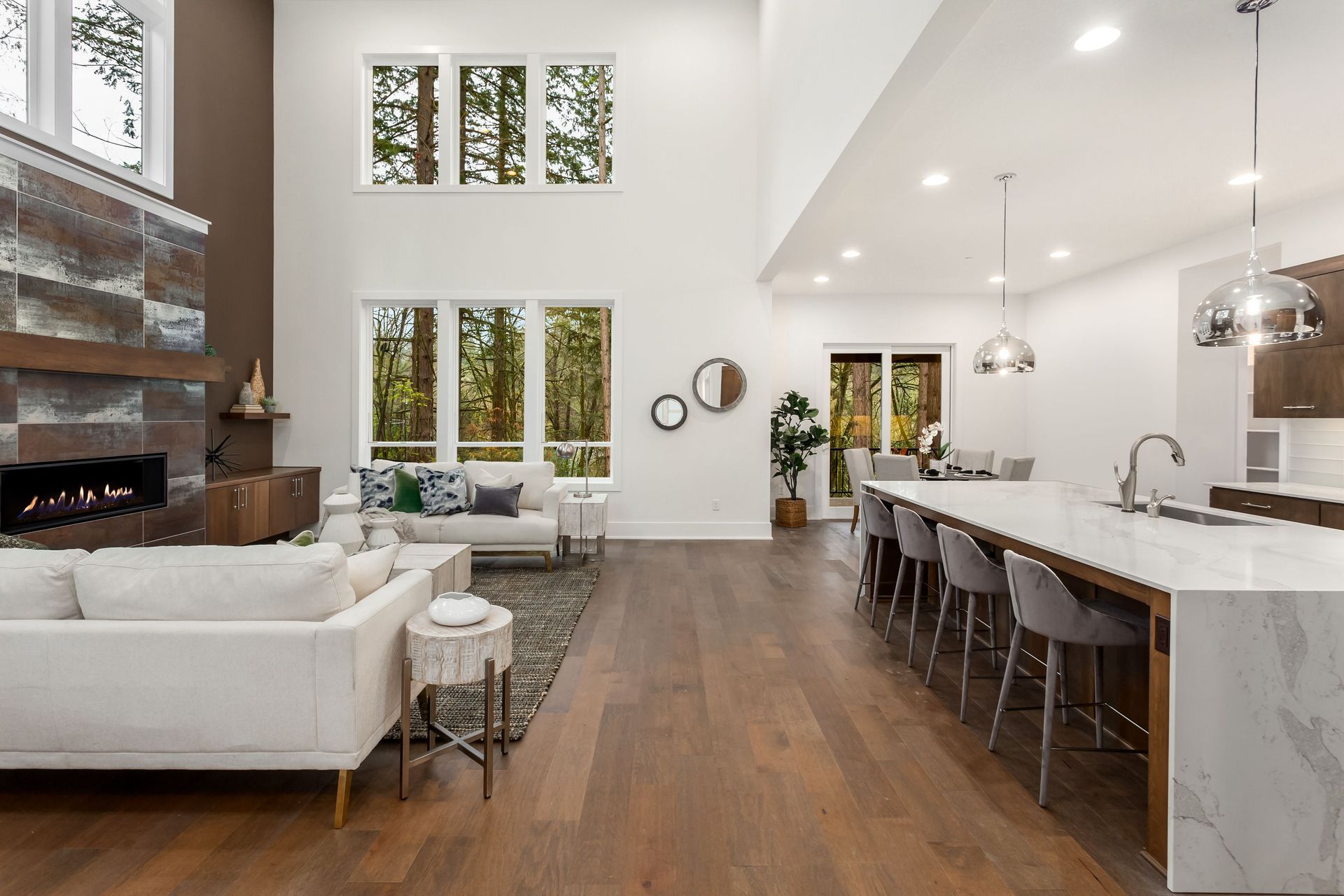 Beautiful Living Room Interior — Saint Paul, MN — CH Custom Homes & Remodeling