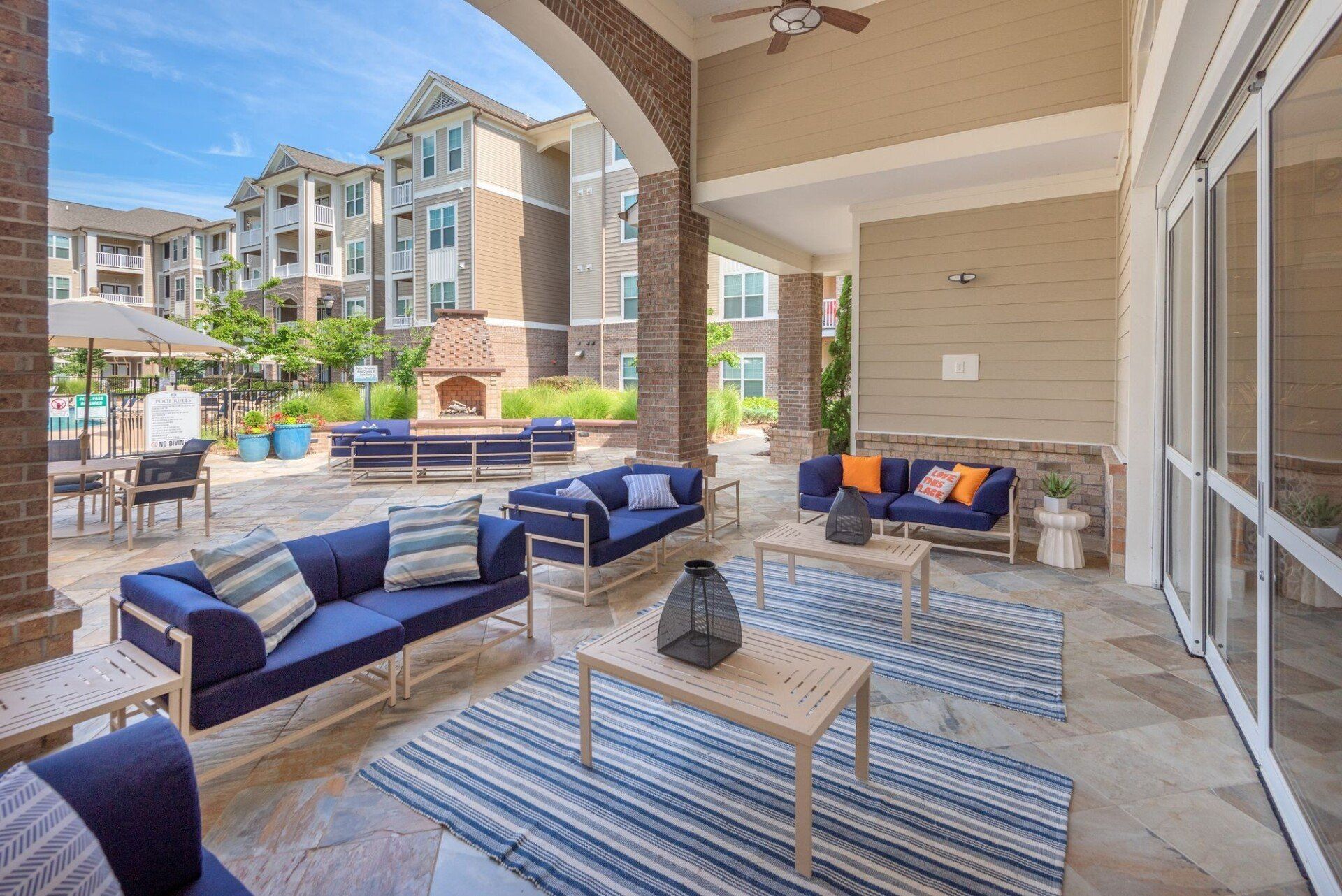 Outdoor Lounge and Patio | Sterling Town Center