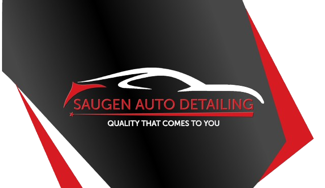 a logo for saugen auto detailing