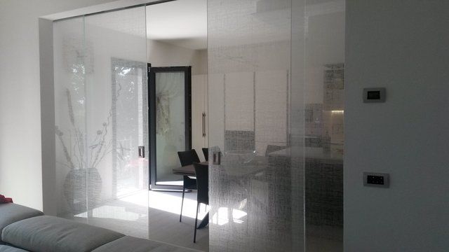 porte per interni in vetro