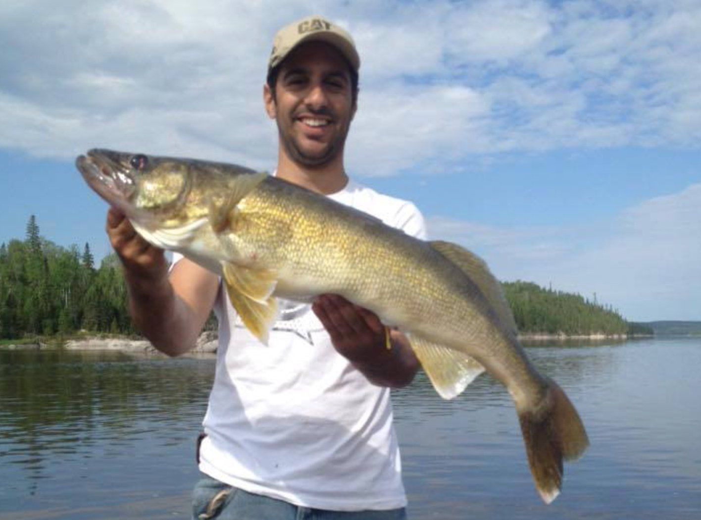 big walleye caught by David  in Canada