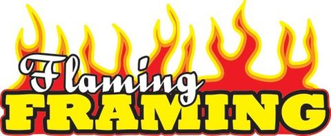 Flaming Framing - logo