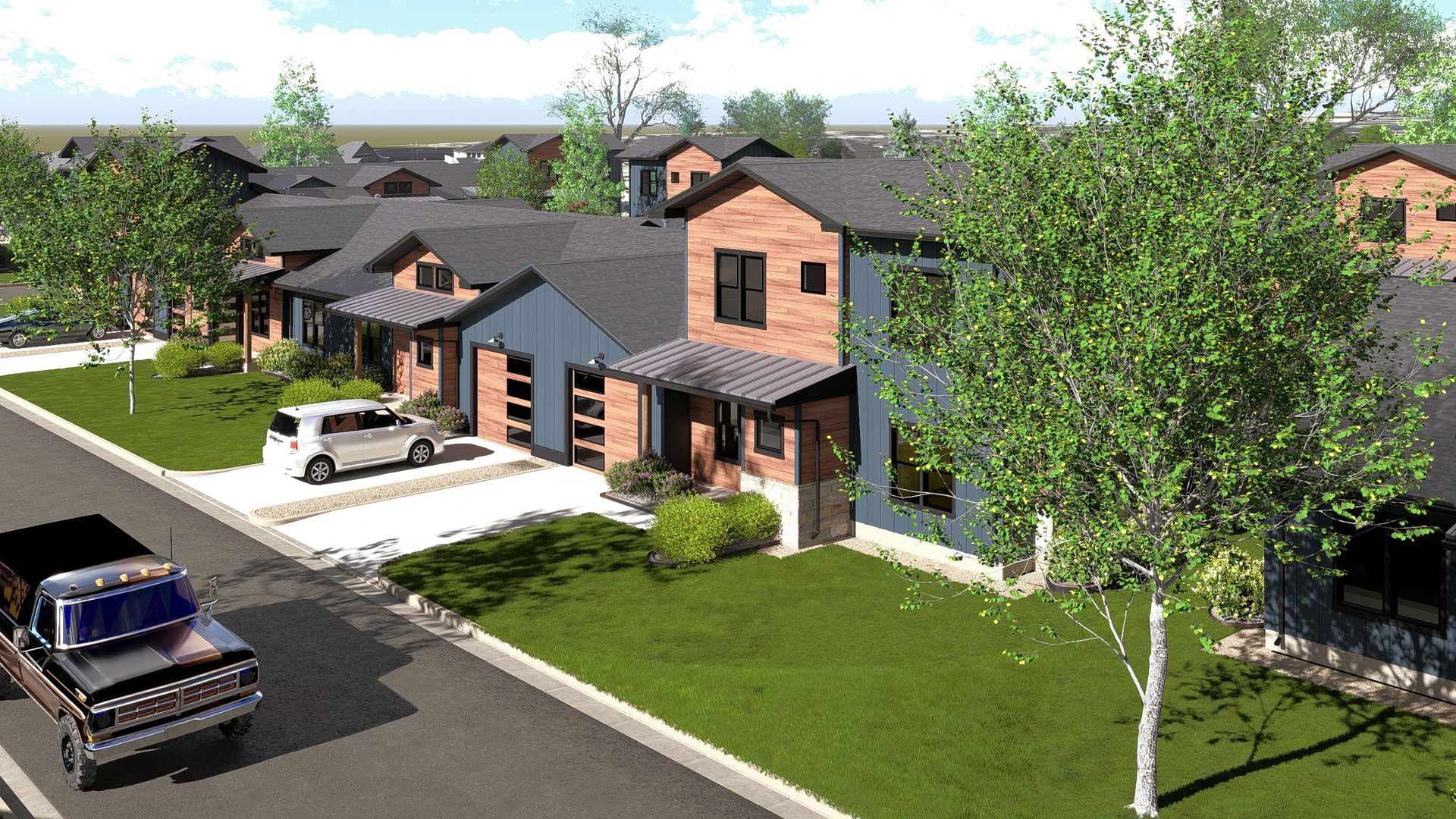 Aerial View Of Houses — Montrose, CO — Coker Homes