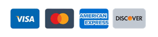 A visa mastercard american express discover and paypal logo