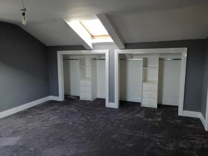 Transformed attic space