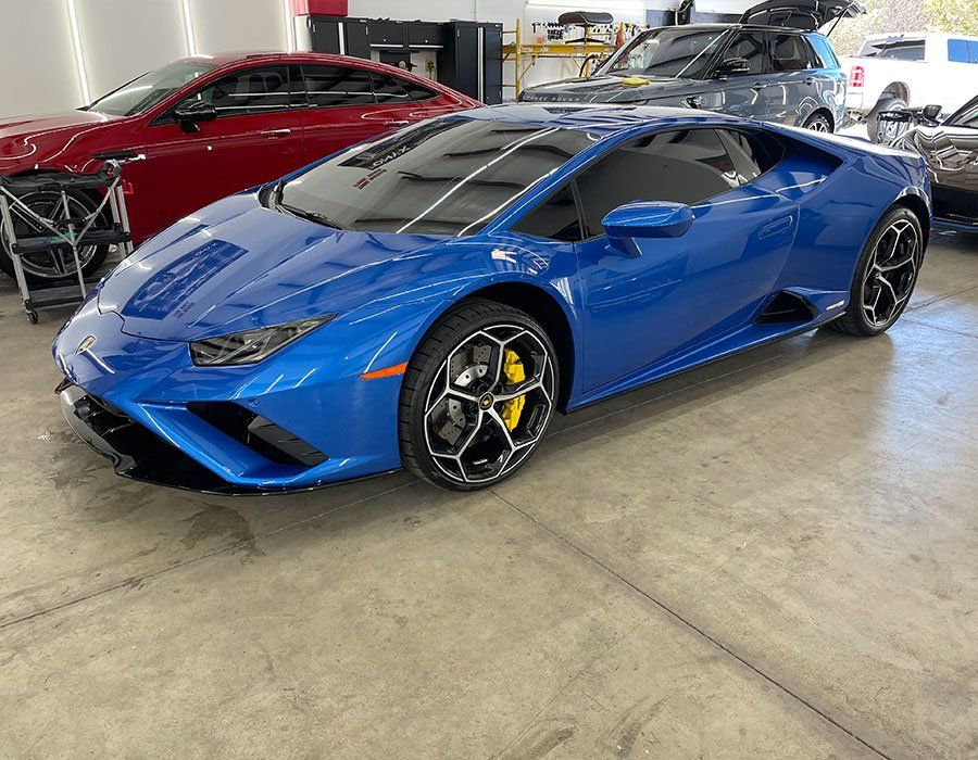 lamborghini blue