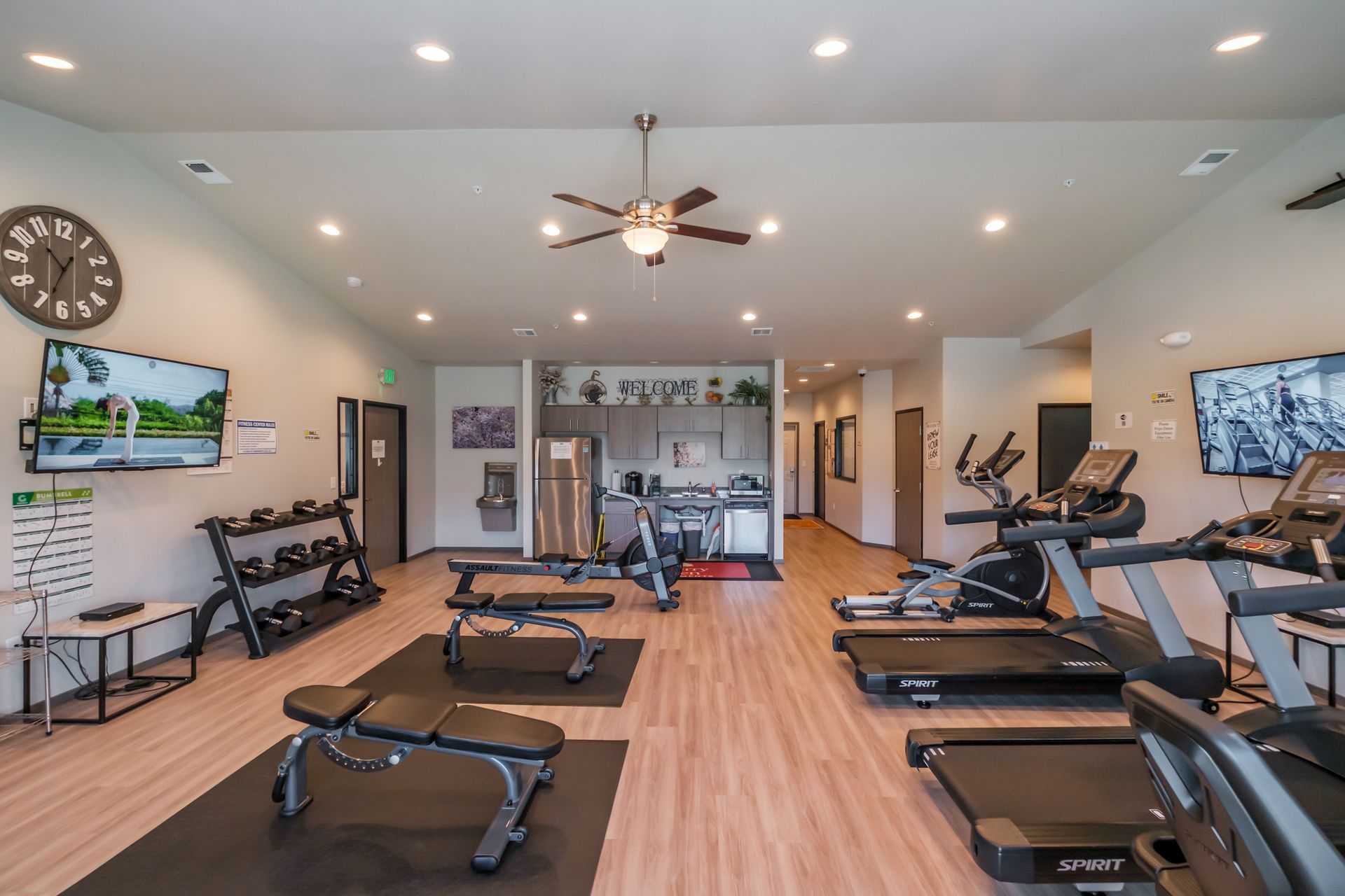Cherry Glen Apartments - gym and coffee bar.