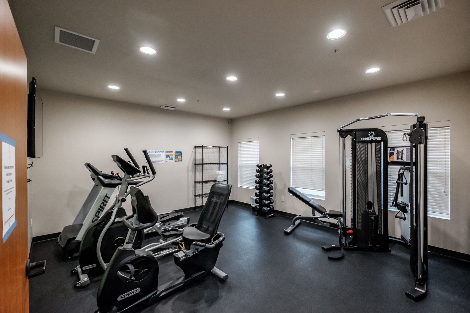 Oak Springs Apartments in Philomath Oregon, Near Oregon state University – fitness center.