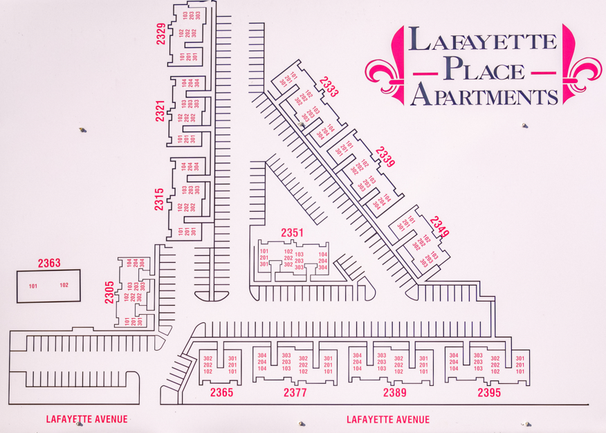 Lafayette Place Apartments in McMinnville, Oregon, near Linfield University – apartment community map.