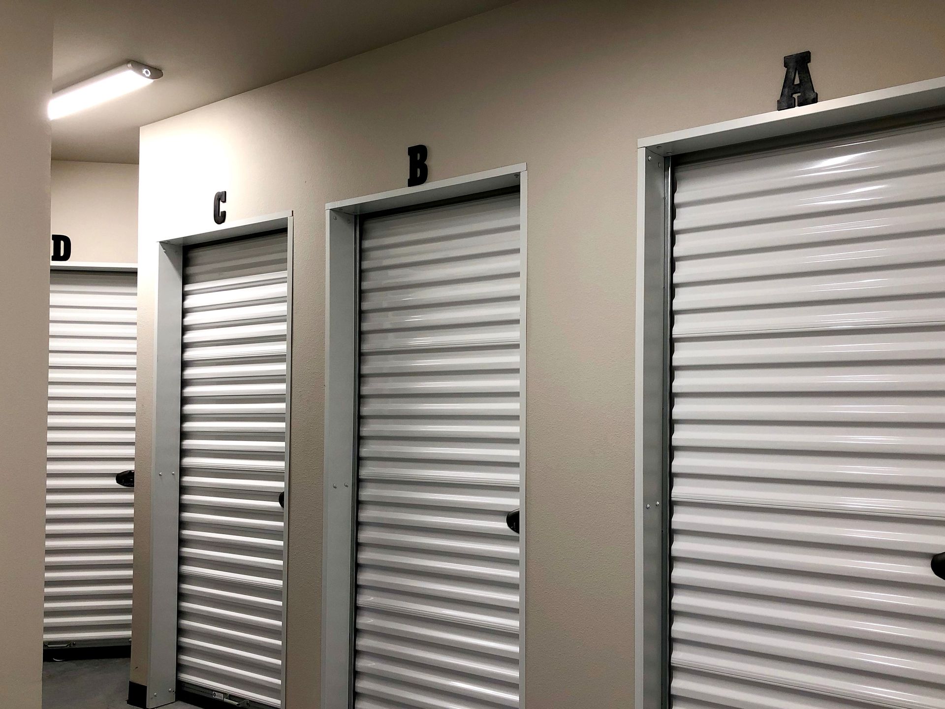 Pleasant View Apartments in Keizer Oregon, two-bedroom two-bathroom – storage unit exterior.