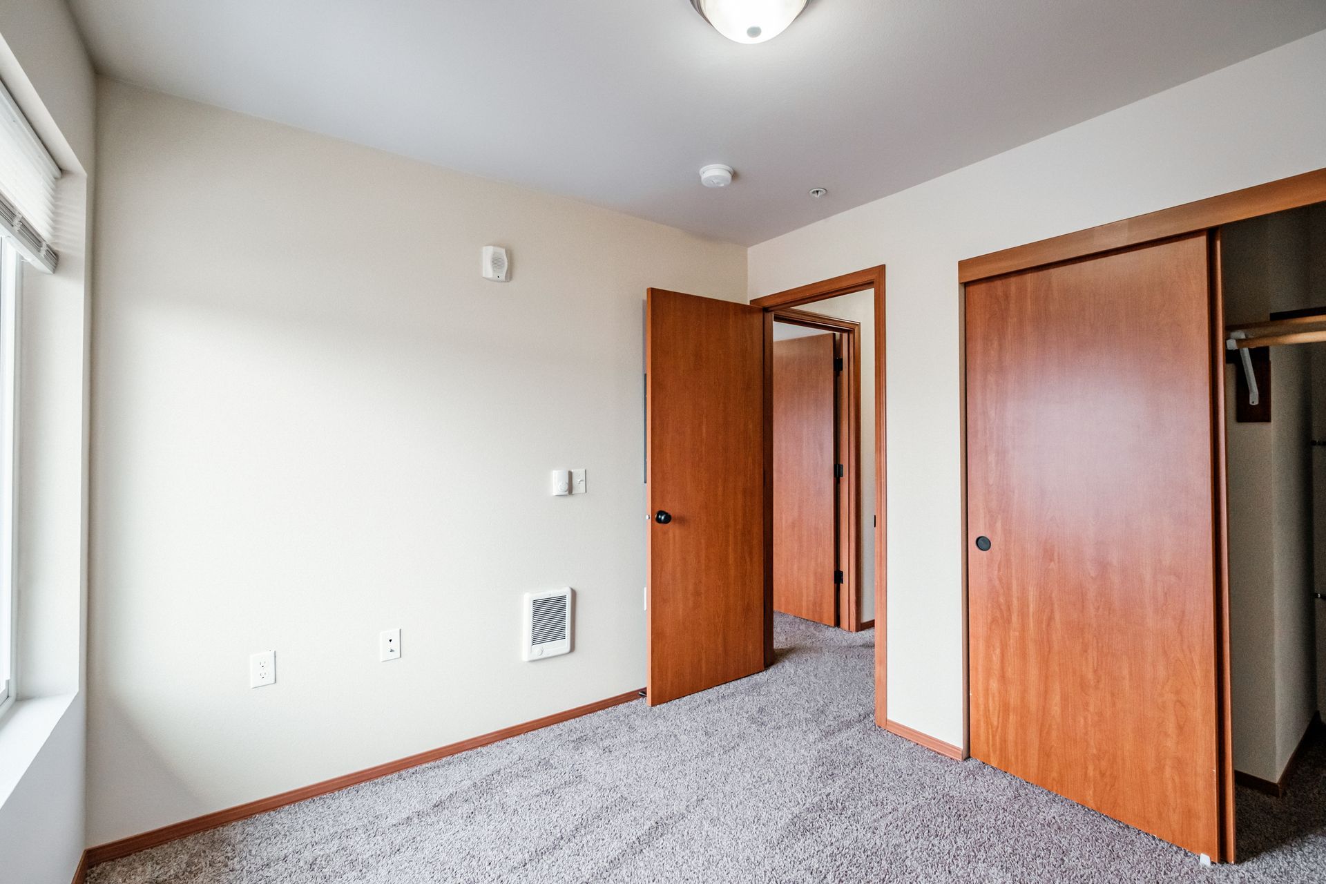 Aspen Place Apartments in Lebanon OR, near Western University of Health Sciences, two-bed two-bath –bedroom, closet, door -2.